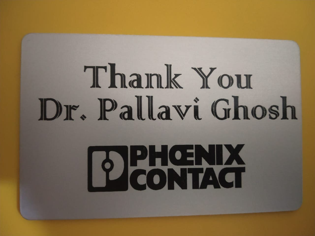 Phoenix Contact - Token of Thanks